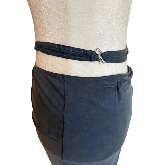 JACQUEMUS La Jupe Espelho Skirt in Navy XLarge New Womens Midi Jersey - Picture 8 of 15